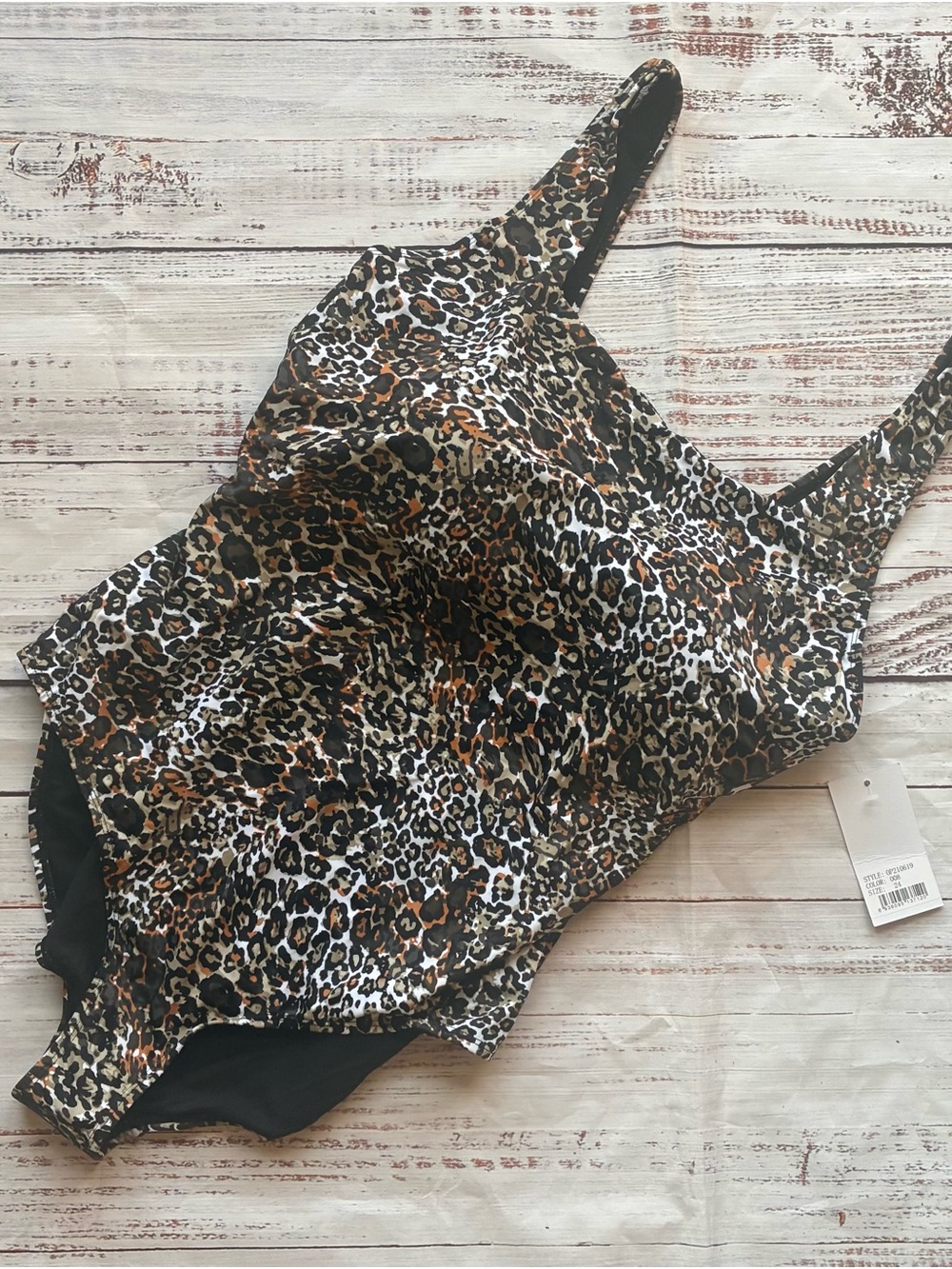 Target Leopard Print One-Piece Swimsuit Size 3X